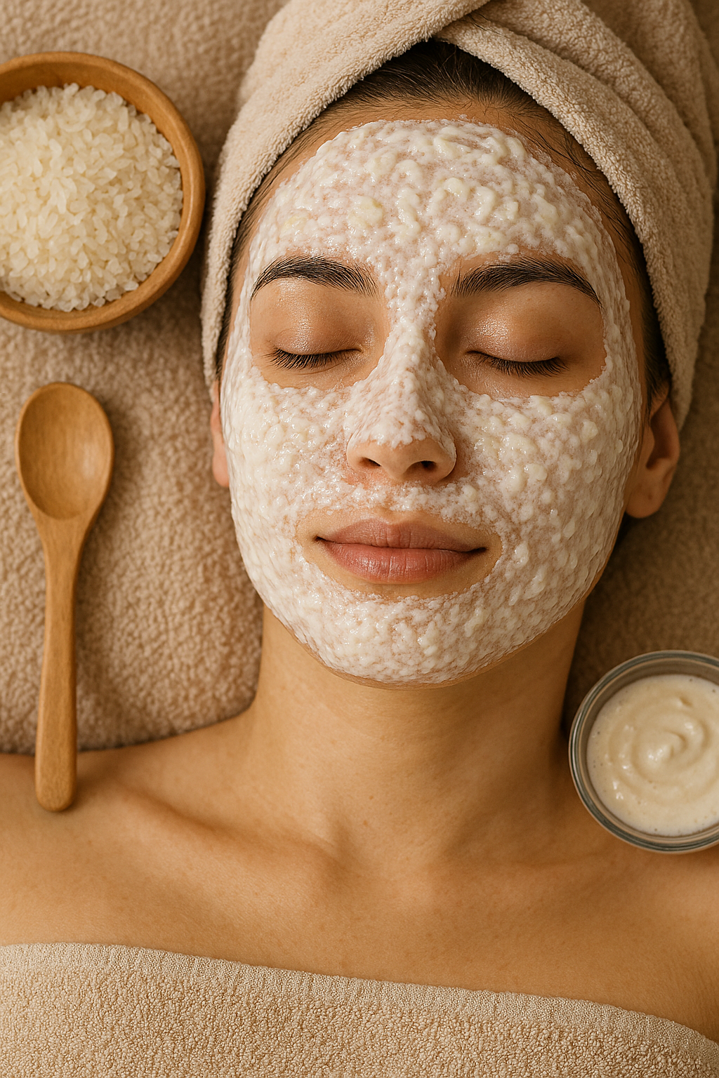 चावल के आटे का फेस पैक लगाने के फायदे